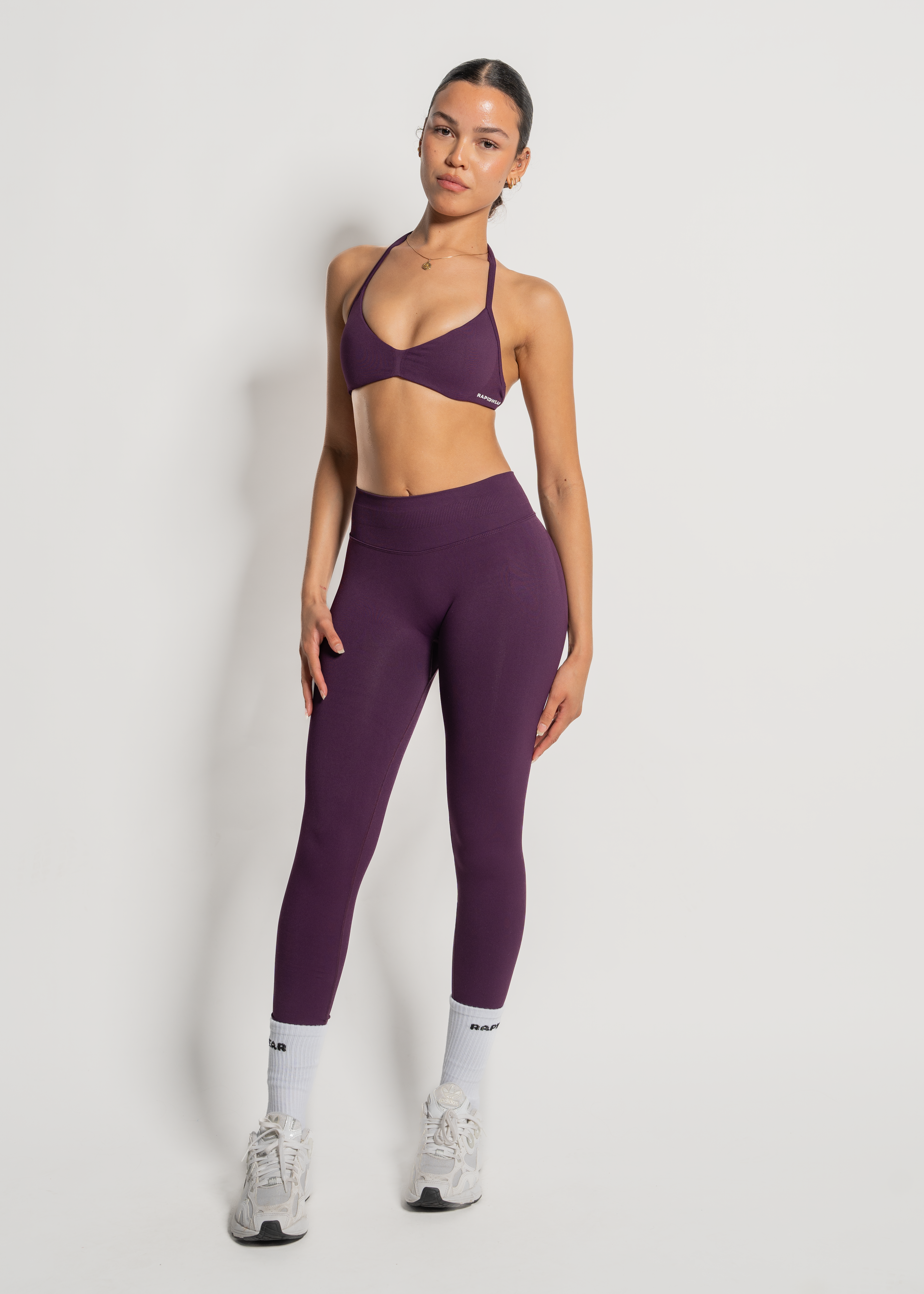 SCULPT SCRUNCH BUM LEGGINGS - GRAPE