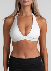 FORM HALTER BRA - WHITE