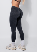 SCULPT V-SCRUNCH LEGGINGS - BLACK