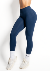 SCULPT SCRUNCH BUM LEGGINGS - NAVY BLUE