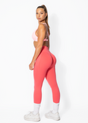 PERFORM SCRUNCH BUM LEGGINGS - WATERMELON