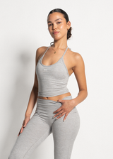 LUXE COMFORT HALTER TIE - ASH GREY