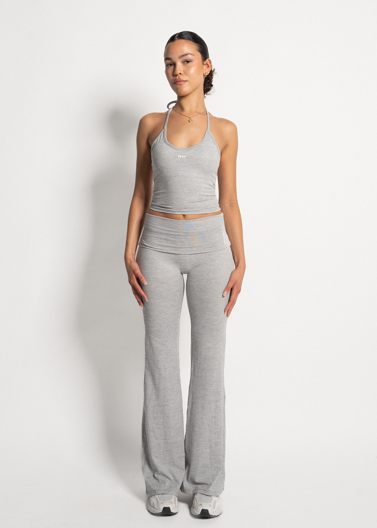LUXE COMFORT HALTER TIE - ASH GREY