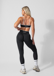 CONTOUR SEAMLESS SCRUNCH BUM LEGGINGS - BLACK