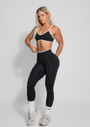 CONTOUR SEAMLESS SCRUNCH BUM LEGGINGS - BLACK