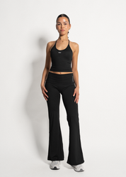 LUXE COMFORT HALTER TIE - BLACK