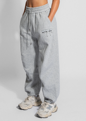 RAPID BAGGY SWEAT PANTS - GREY