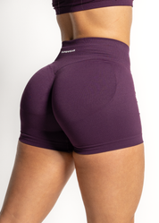 SCULPT SCRUNCH BUM SHORTS - GRAPE