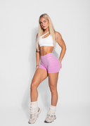 SCULPT V-SCRUNCH SHORTS - PINK