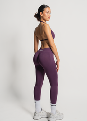 SCULPT SCRUNCH BUM LEGGINGS - GRAPE