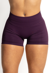 SCULPT SCRUNCH BUM SHORTS - GRAPE