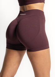 SCULPT SCRUNCH BUM SHORTS - ESPRESSO