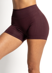SCULPT SCRUNCH BUM SHORTS - ESPRESSO