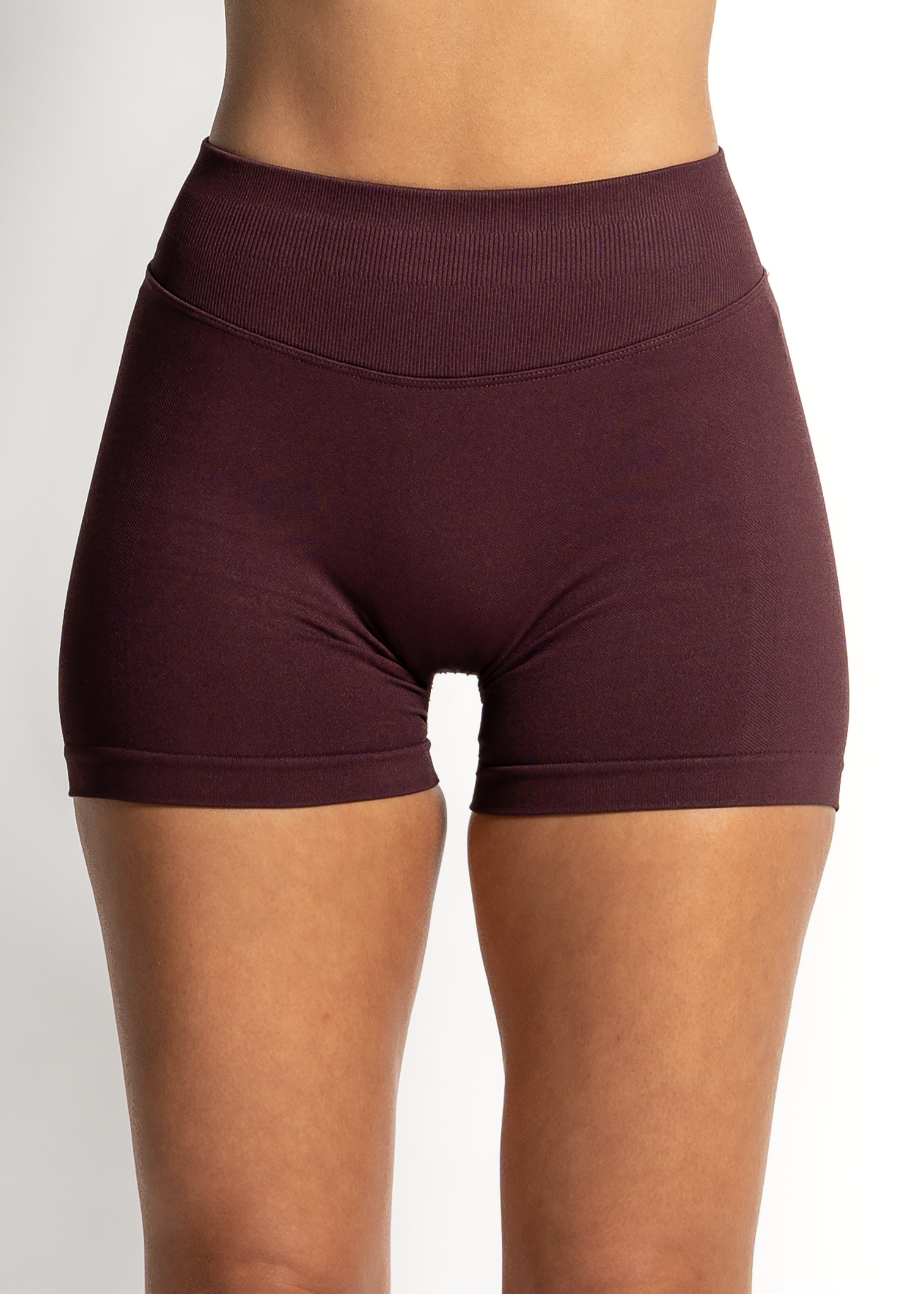 SCULPT SCRUNCH BUM SHORTS - ESPRESSO