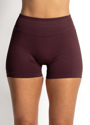 SCULPT SCRUNCH BUM SHORTS - ESPRESSO