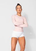 FORM FITTED LONG SLEEVE - FADED PINK