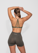 MINIMAL SPORTS BRA - OLIVE GREEN