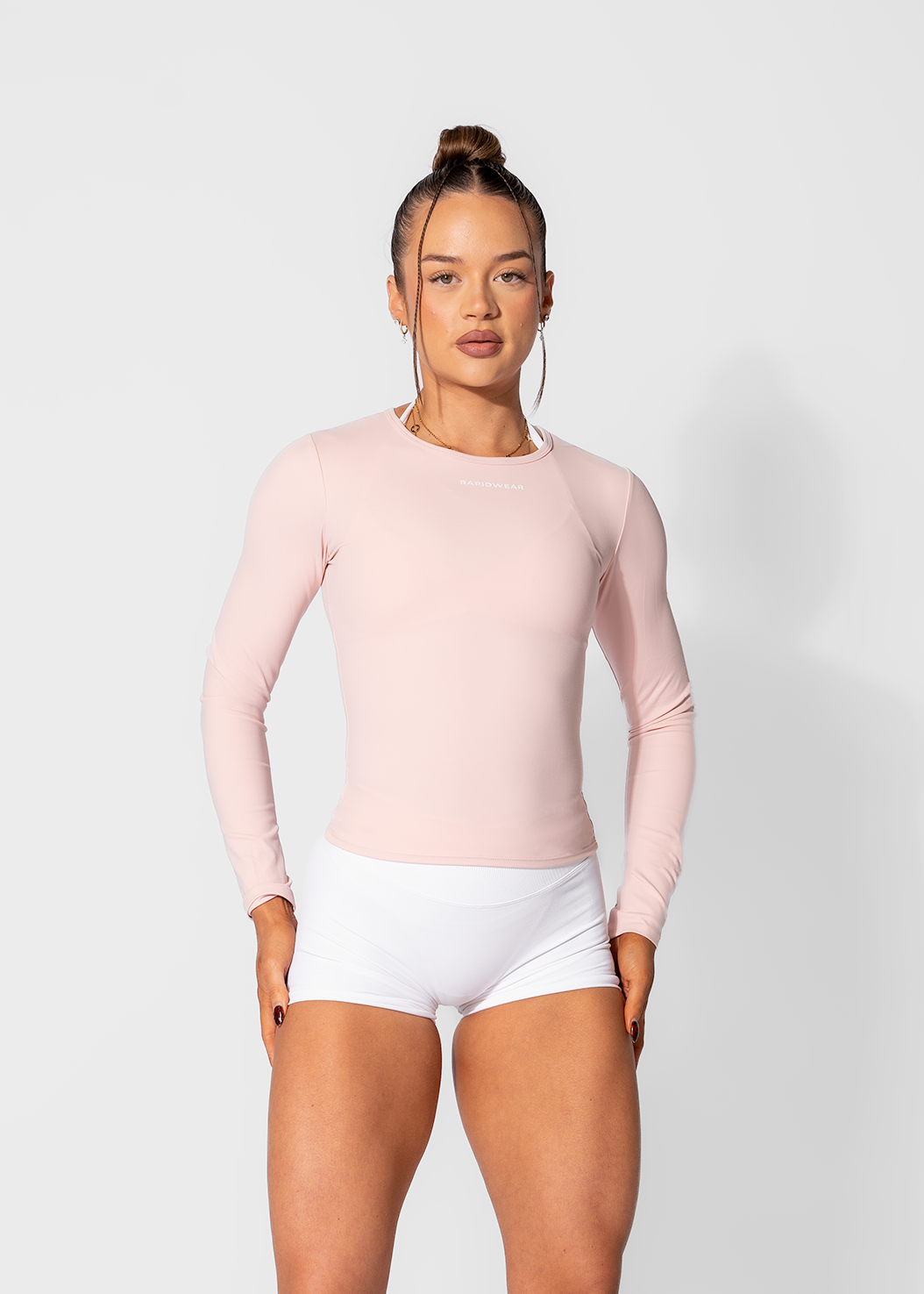 FORM FITTED LONG SLEEVE - FADED PINK