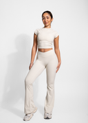 FAYE FITTED T- CREAM