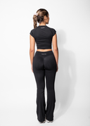 FAYE FITTED T- BLACK