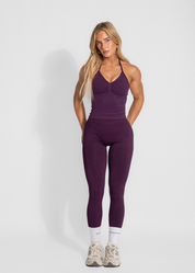 BALANCE SCRUNCH BUM LEGGINGS - MULBERRY