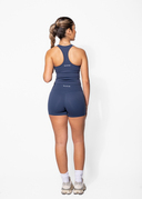 FAYE HIGH WAISTED SHORTS- NAVY