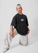 ESSENTIAL OVERSIZED T-SHIRT - CHARCOAL