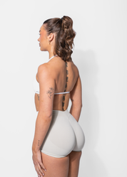 ELEVATE HALTER NECK SPORTS BRA - WHITE