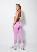 SCULPT V-SCRUNCH LEGGINGS - PINK