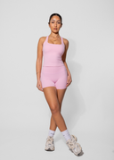 FAYE HIGH WAISTED SHORTS- PINK