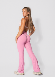 SERENITY SCRUNCH BUM FLARES - BLOSSOM