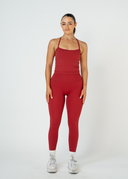 CORE YOGA LEGGINGS - BURGUNDY