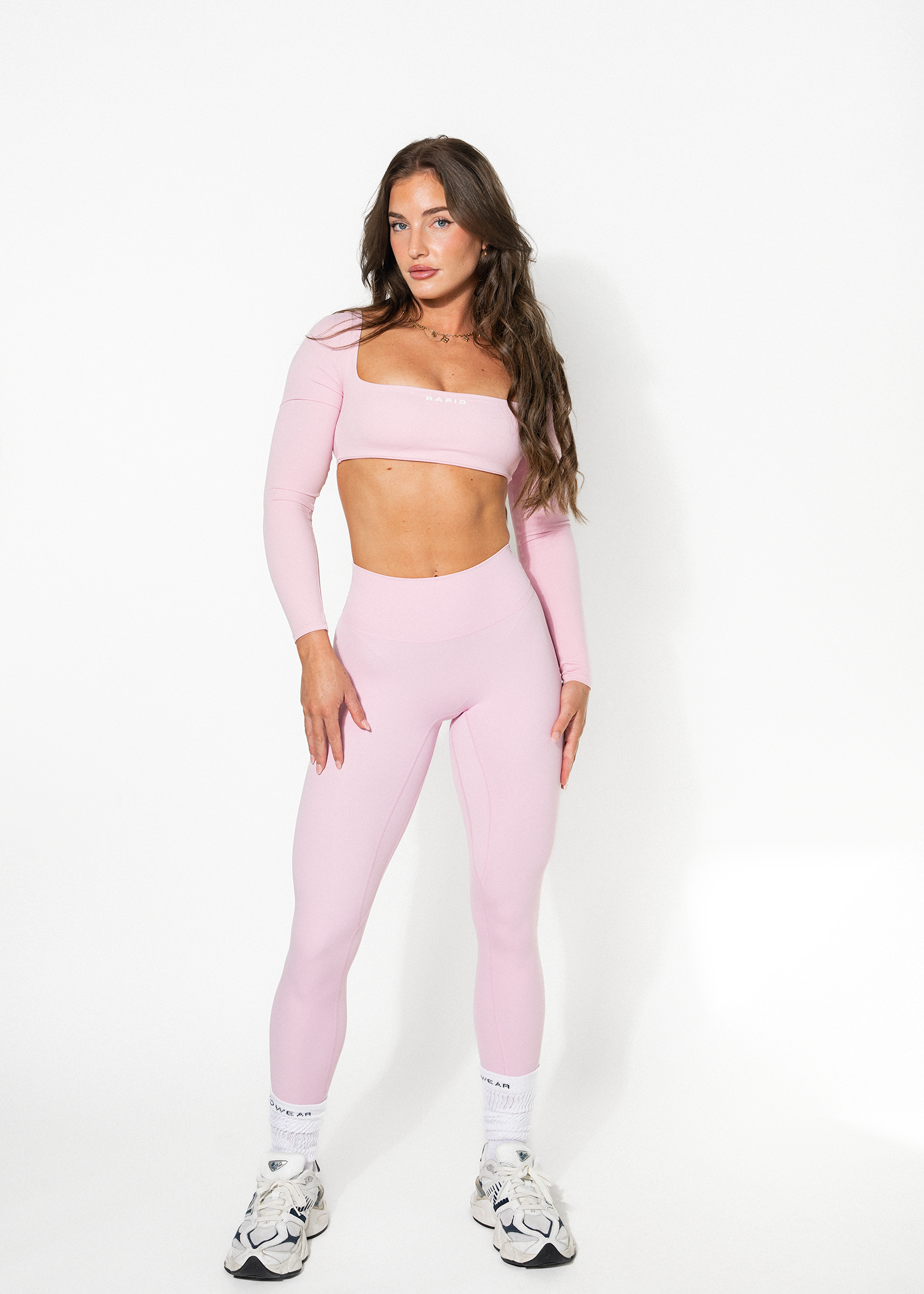 CLEO SCRUNCH LEGGINGS - PINK