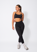 VIBRANCE LEGGINGS- LIQUORICE