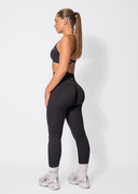 VIBRANCE LEGGINGS- LIQUORICE