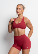 FLOW SPORTS BRA - CHERRY