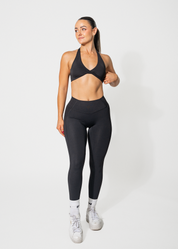 SOLACE TWIST CROP - BLACK