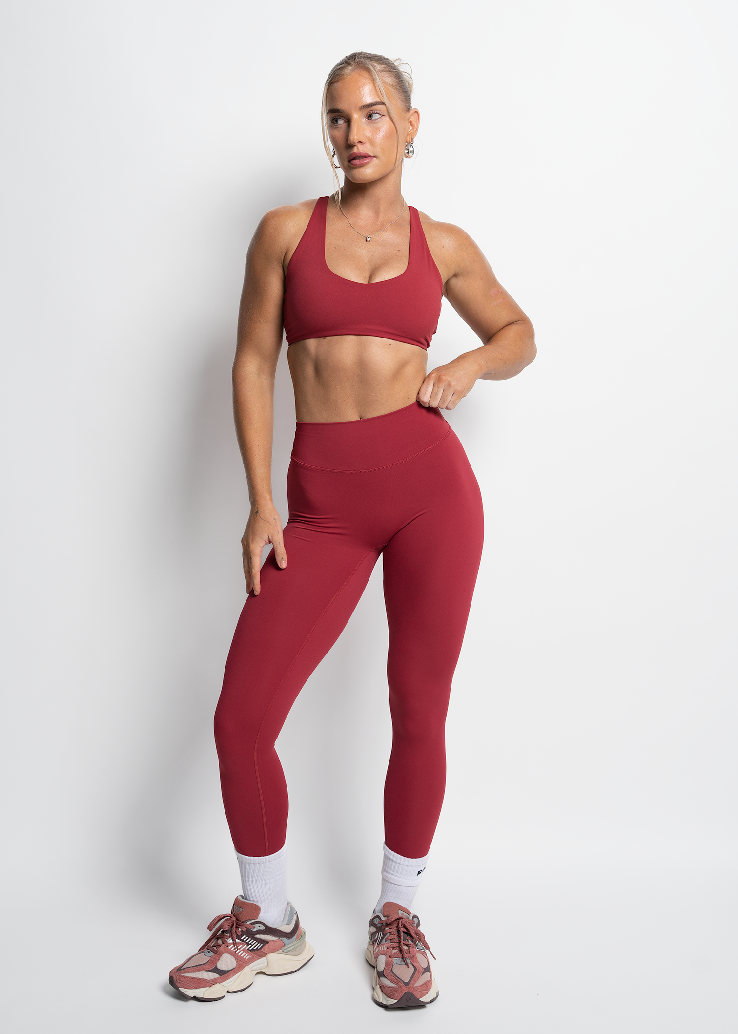 FLOW LEGGINGS - CHERRY