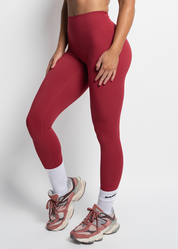 FLOW LEGGINGS - CHERRY