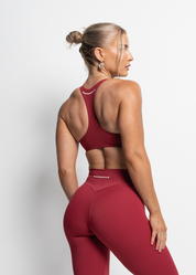 FLOW SPORTS BRA - CHERRY