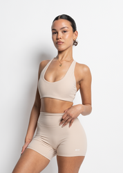 FLOW SPORTS BRA - BEIGE