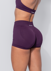 BALANCE SCRUNCH BUM SHORTS - MULBERRY
