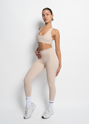 FLOW LEGGINGS - BEIGE