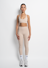 FLOW LEGGINGS - BEIGE