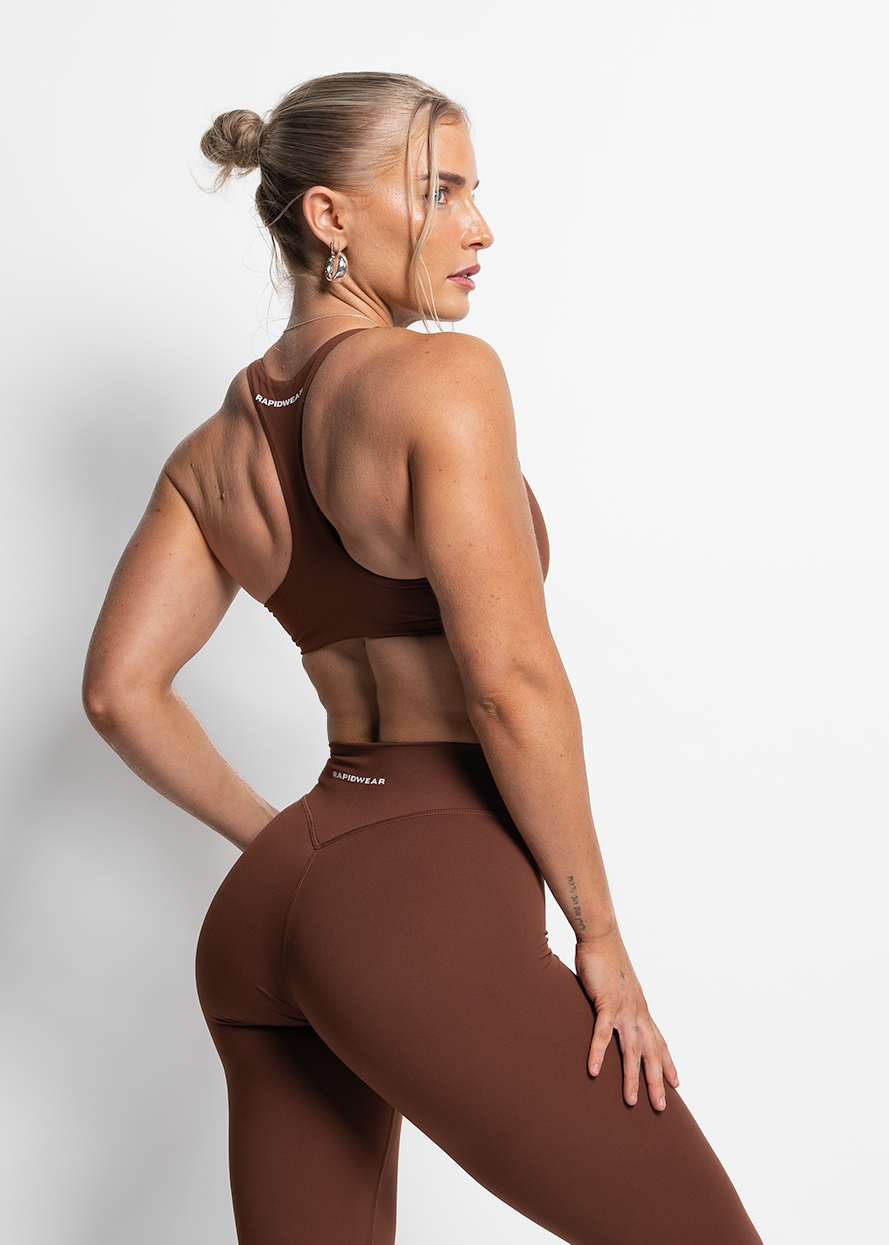 FLOW SPORTS BRA - ESPRESSO