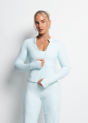 FLOW SILHOUETTE ZIP-UP JACKET - CLOUD                                                                                                                                                         BLUE
