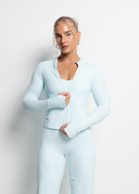 FLOW SILHOUETTE ZIP-UP JACKET - CLOUD                                                                                                                                                         BLUE