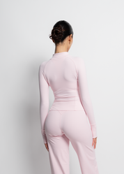 FLOW SILHOUETTE ZIP-UP JACKET - MILKSHAKE