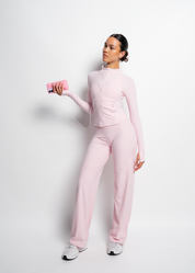 FLOW SILHOUETTE ZIP-UP JACKET - MILKSHAKE