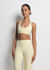 FLOW SPORTS BRA - BUTTER YELLOW